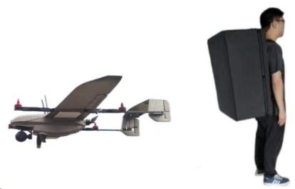 GX101H   便携式垂起背包无人机