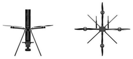 GX101O     杯状四轴抛飞无人机